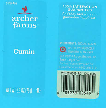 B&M, Inc. Issues Allergy Alert on Undeclared Peanut Protein in Ground Cumin and Other Seasonings Sold at Target and the Fresh Market Nationwide due to Potential Undeclared Peanut Protein